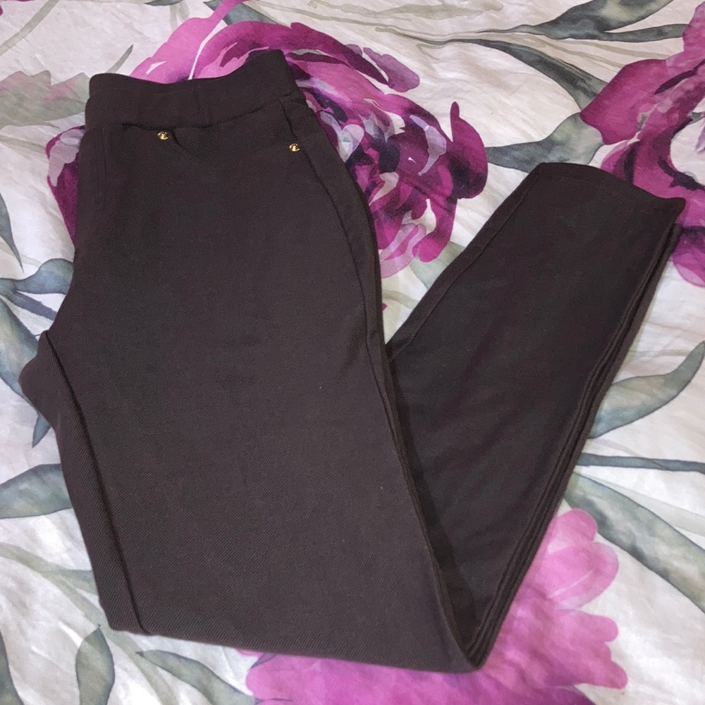 Michael Kors Brown & Gold Pants